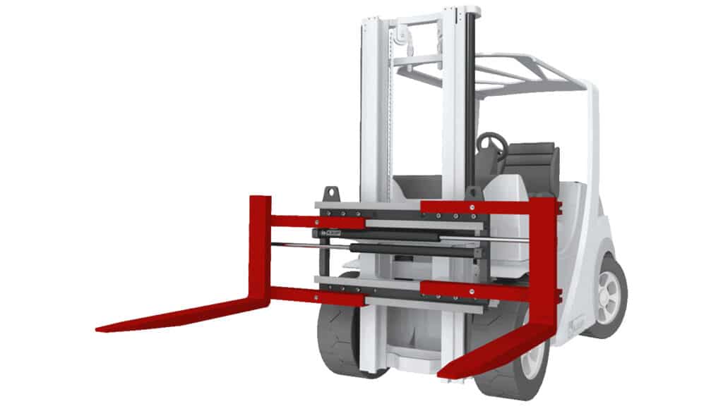 Zinkenverstellgerät