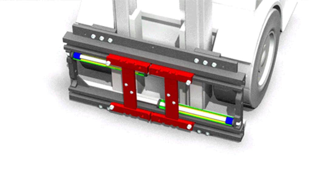 Zinkenverstellgerät