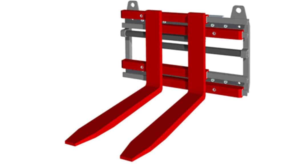 Zinkenverstellgerät